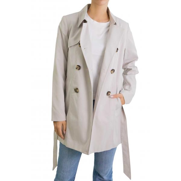 Trench corto regular fit Only 